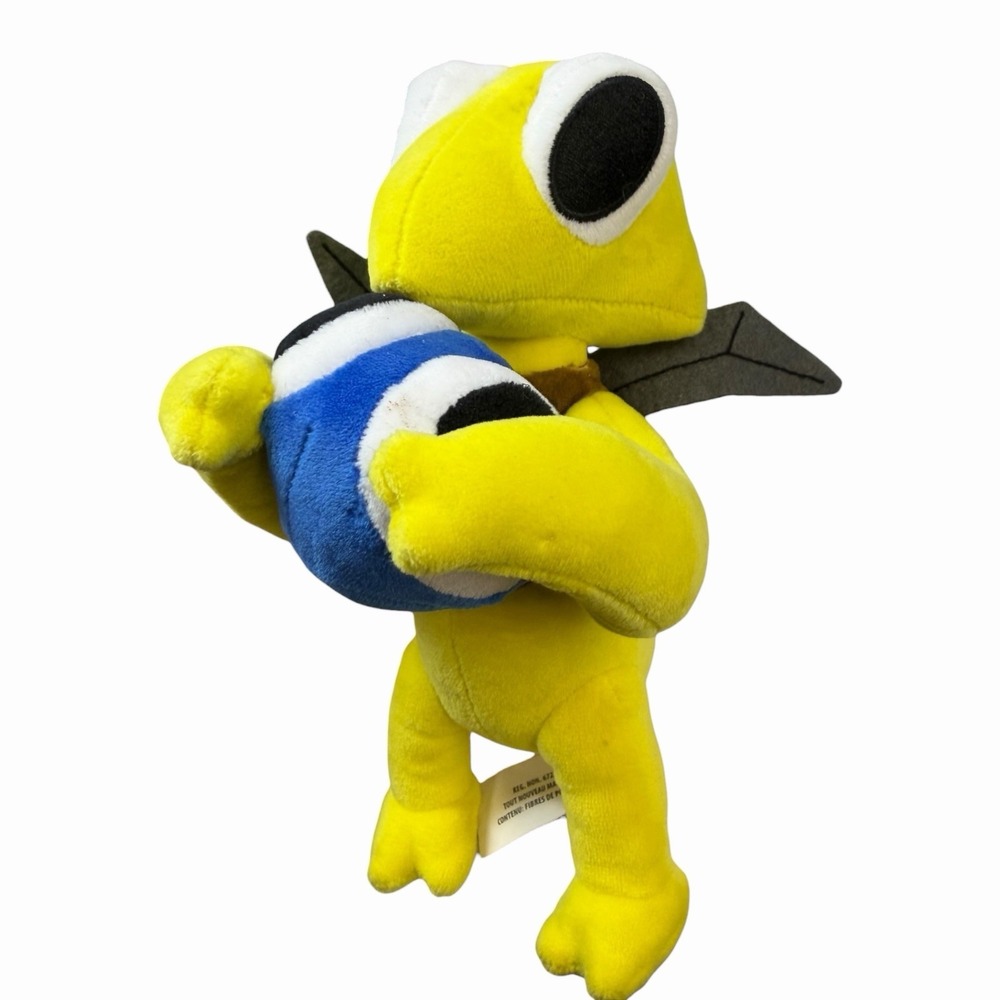Rainbow Friends 9 inch Yellow Holding Blue Roy & Charcle Phatmojo‎ Plush